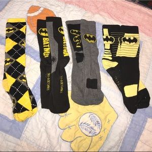 4 Batman socks